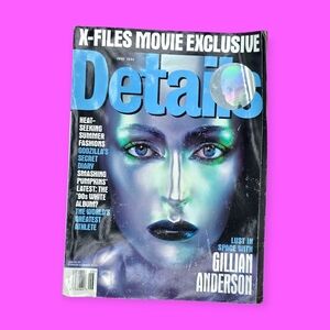 Vintage Details Magazine June 1998 X-Files Movie Exclusive Issue